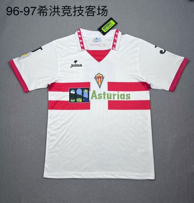1996-1997 Gijon Away Retro Soccer Jersey