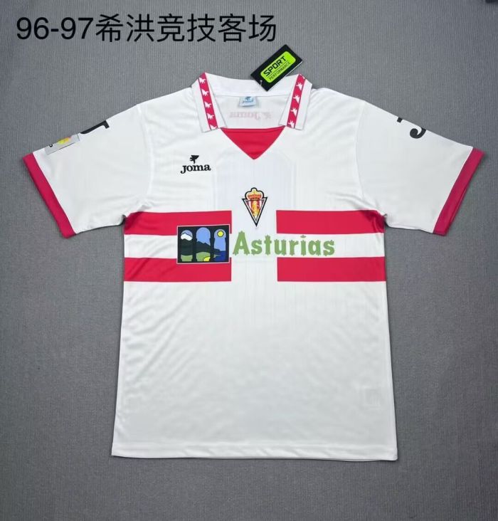 1996-1997 Gijon Away Retro Soccer Jersey