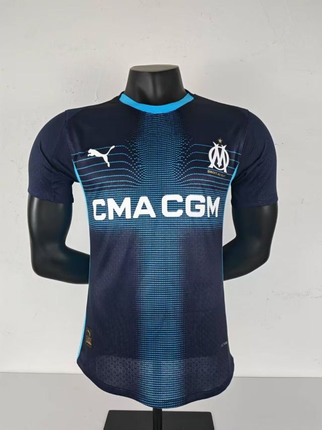 25-26 Marseille Away Player Version Soccer Jersey