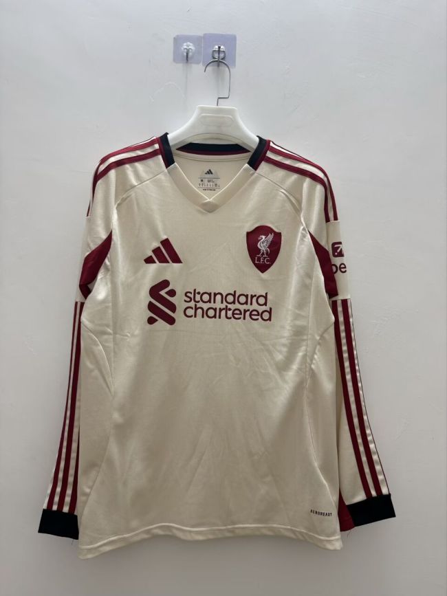 25-26 LIV Away Long Sleeve Soccer Jersey (长袖)