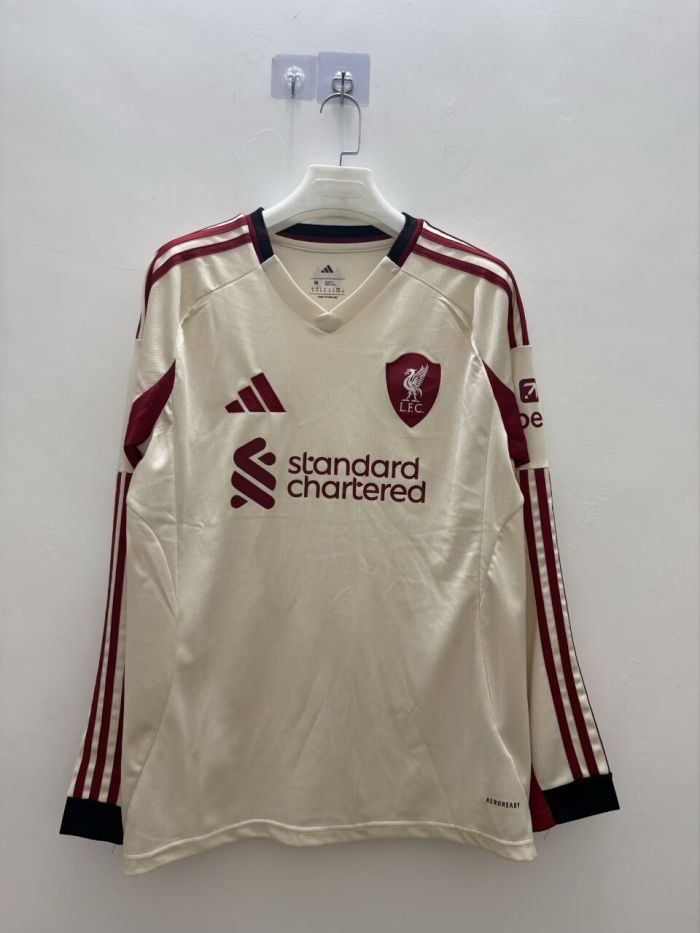 25-26 LIV Away Long Sleeve Soccer Jersey (长袖)
