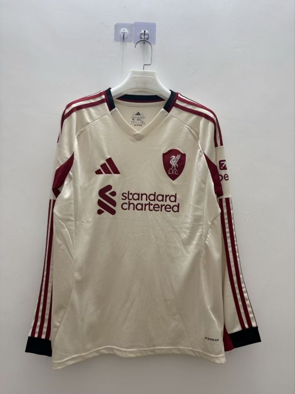 25-26 LIV Away Long Sleeve Soccer Jersey (长袖)