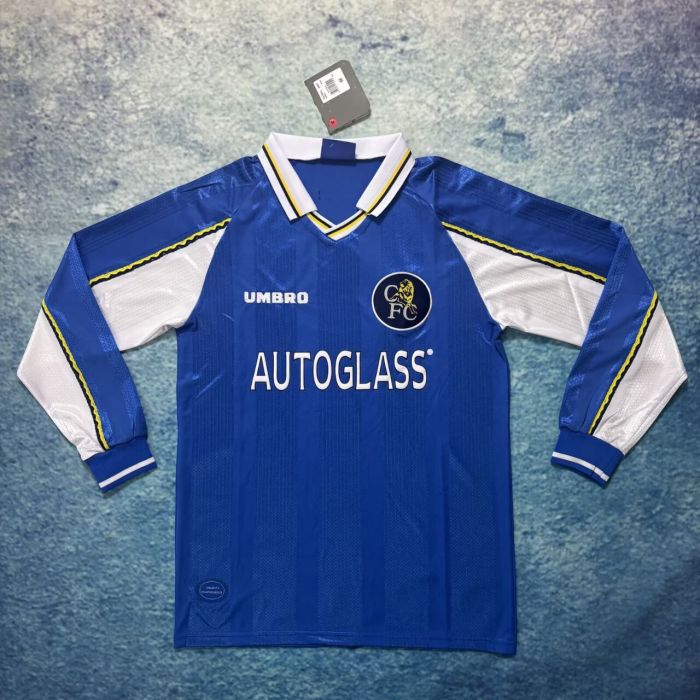 1997-1999 CHE Home Retro Long Sleeve Soccer Jersey (长袖)