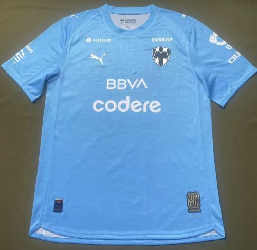 25-26 Monterrey Bule Goalkeeper Fans Soccer Jersey