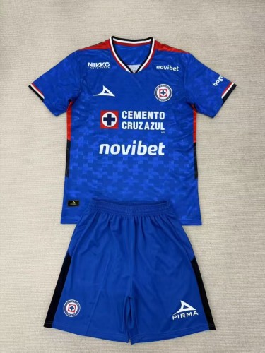 25-26 Cruz Azul Home Training Short Suit