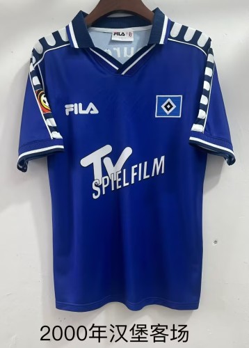 2000 Hamburg SV Away Retro Soccer Jersey