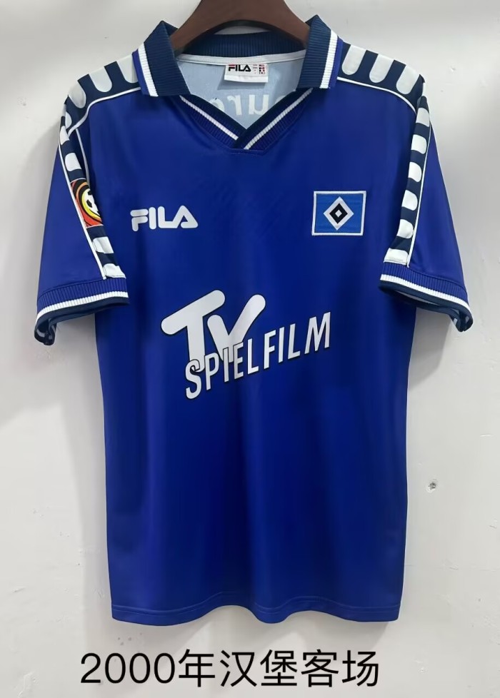 2000 Hamburg SV Away Retro Soccer Jersey