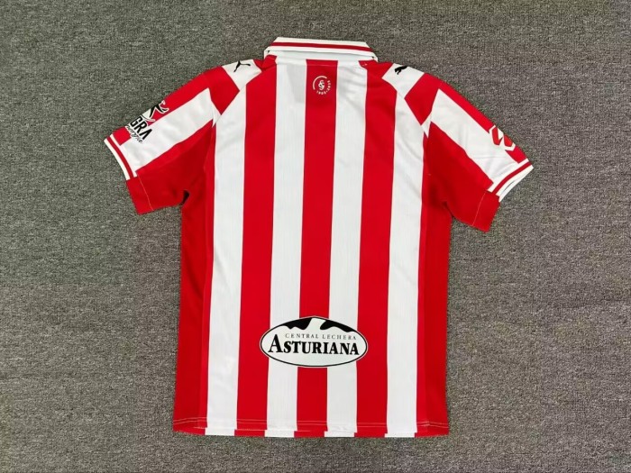 25-26 Gijon Home Fans Soccer Jersey