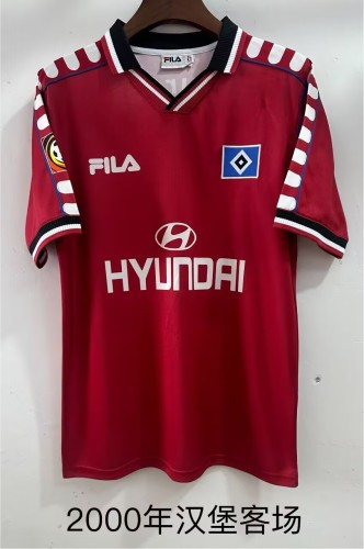 2000 Hamburg SV Second Away Retro Soccer Jersey