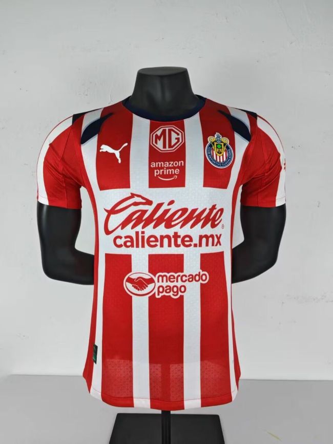 25-26 Chivas Home Player Version Soccer Jersey