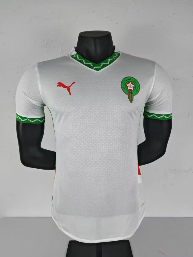 25-26 Morocco Away Player Version Soccer Jersey