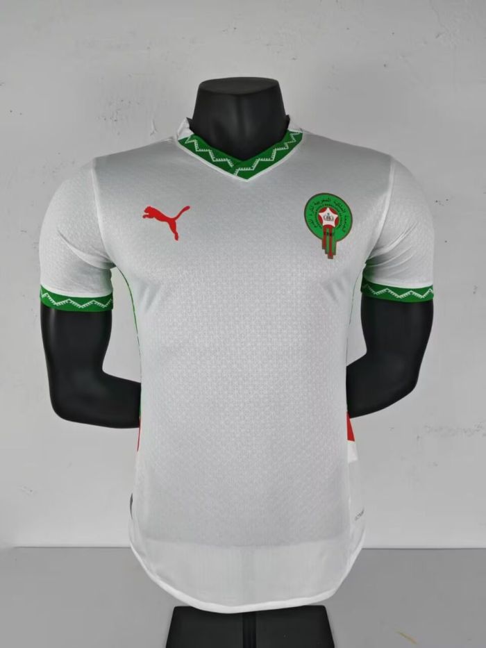 25-26 Morocco Away Player Version Soccer Jersey