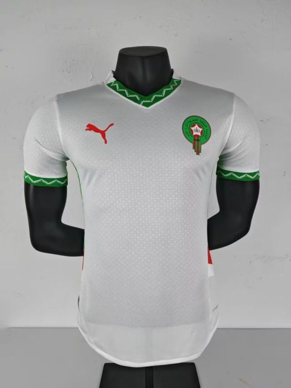 25-26 Morocco Away Player Version Soccer Jersey