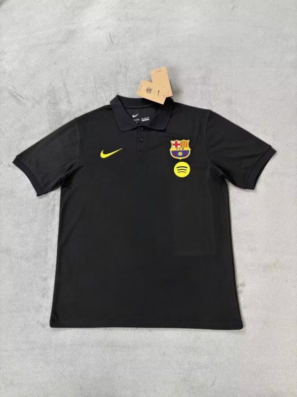 25-26 BAR Black Polo Soccer Jersey