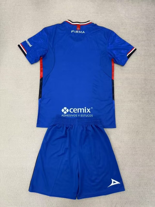 25-26 Cruz Azul Home Training Short Suit