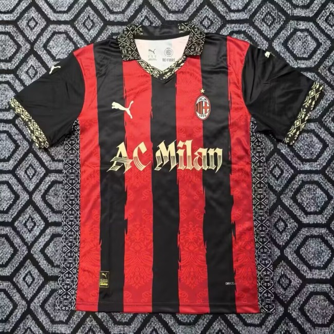 25-26 ACM Special Edition Fans Soccer Jersey*红黑