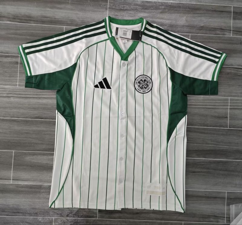 25-26 Celtic Baseball Fans Soccer Jersey