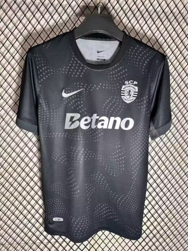 25-26 Sporting Lisbon Black Fans Soccer Jersey