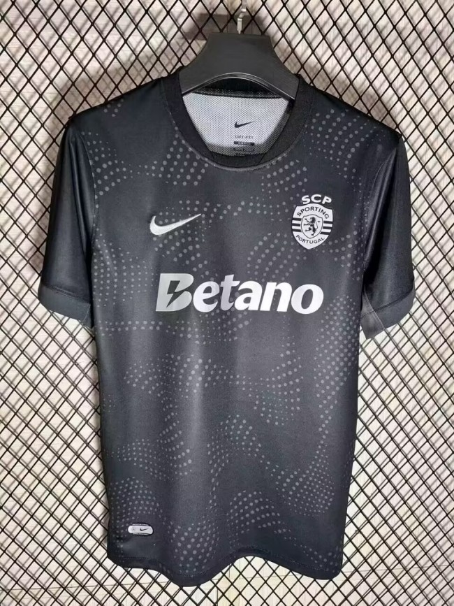 25-26 Sporting Lisbon Black Fans Soccer Jersey