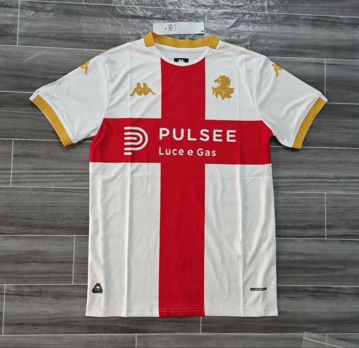 25-26 Genoa Away Fans Soccer Jersey