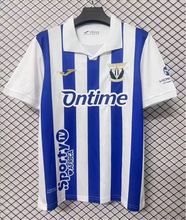 25-26 CD Leganes Home Fans Soccer Jersey