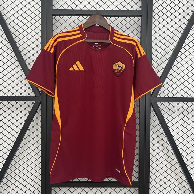 25-26 Roma Home Fans Soccer Jersey