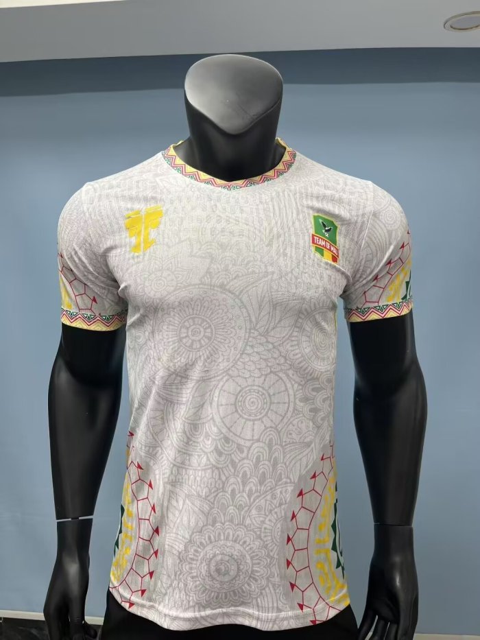 25-26 Mali White Player Version Soccer Jersey