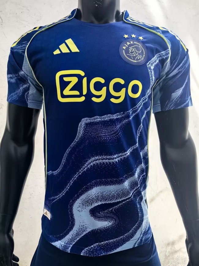 25-26 Ajax Away Player Soccer Jersey