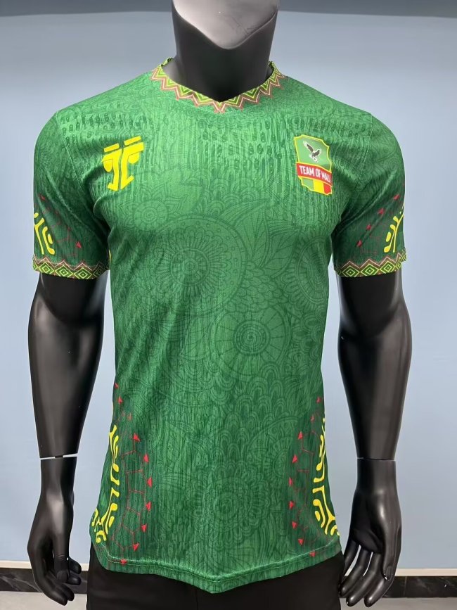 25-26 Mali Green Player Version Soccer Jersey