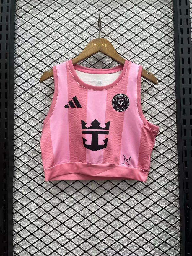 25-26 Inter Miami Home Women Vest Soccer Jersey (女)