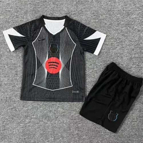 25-26 BAR Black Concept Edition Kids Soccer Jersey