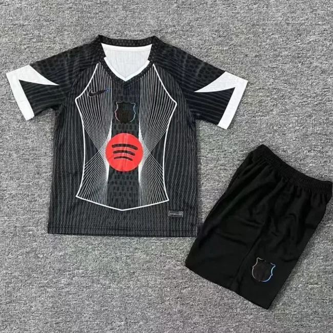 25-26 BAR Black Concept Edition Kids Soccer Jersey