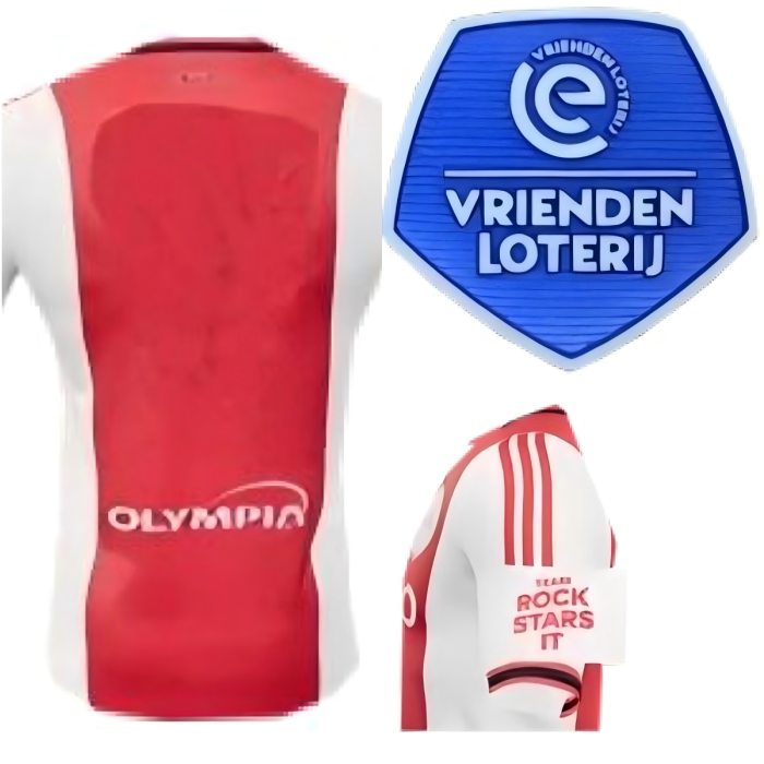 25-26 Ajax Home Player Soccer Jersey