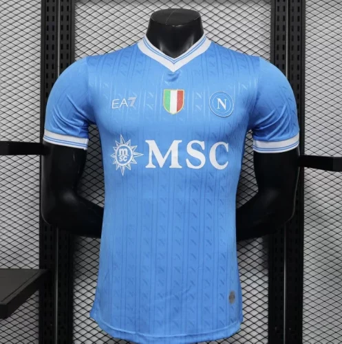 25-26 Napoli Home Player Version Soccer Jersey