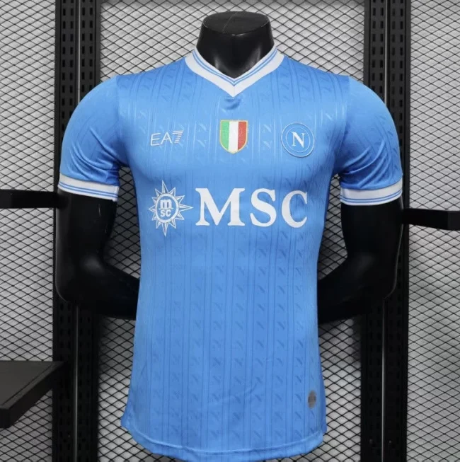 25-26 Napoli Home Player Version Soccer Jersey