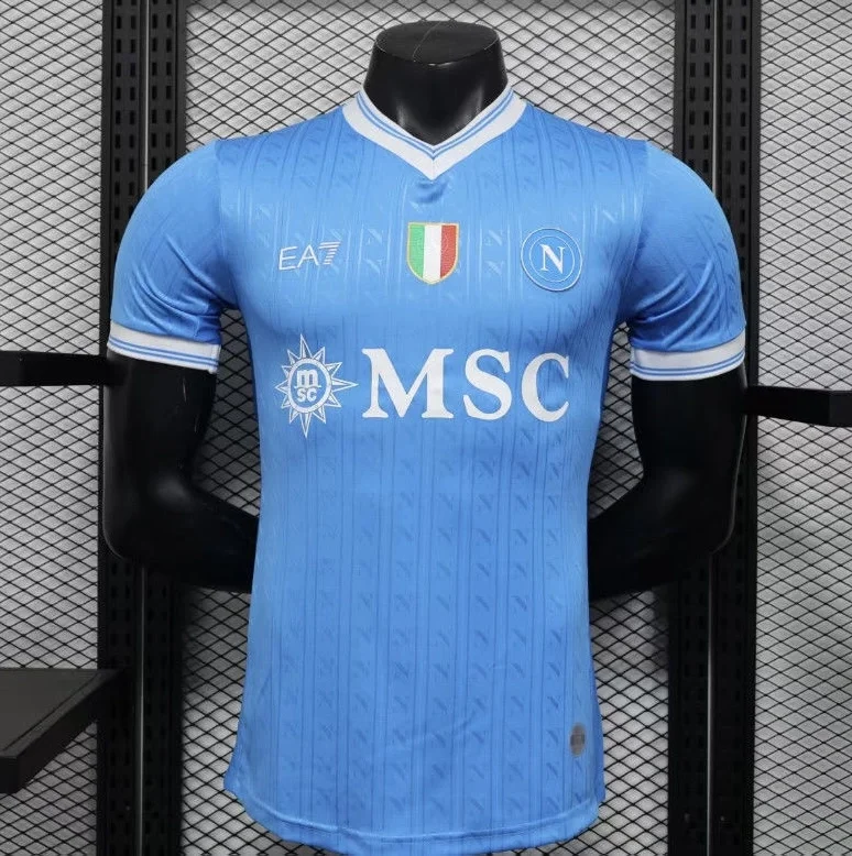 25-26 Napoli Home Player Version Soccer Jersey