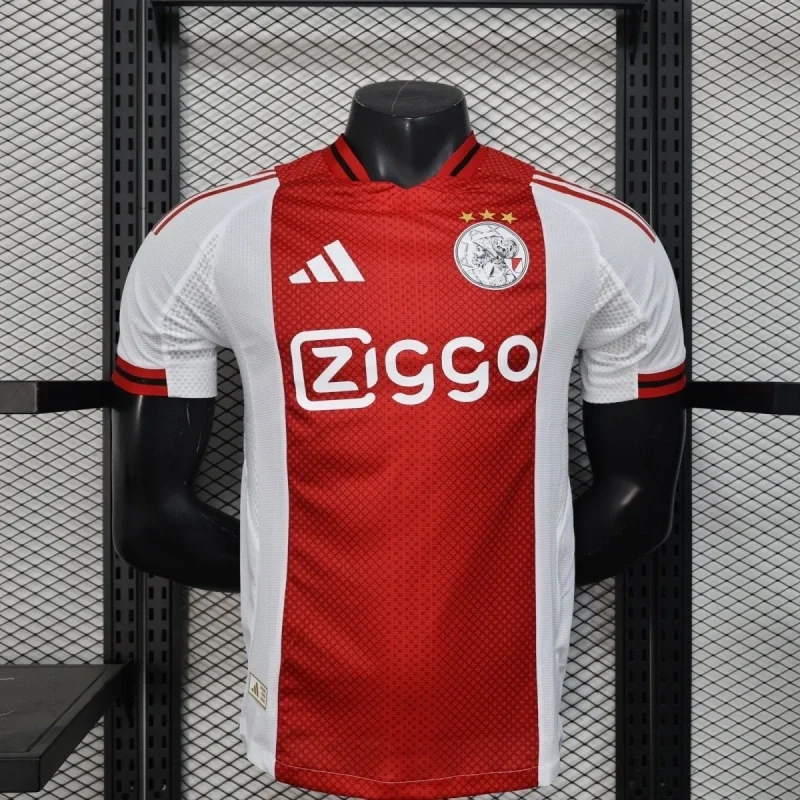 25-26 Ajax Home Player Soccer Jersey