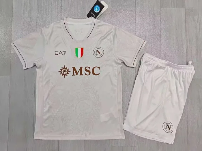 25-26 Napoli Away Kids Soccer Jersey