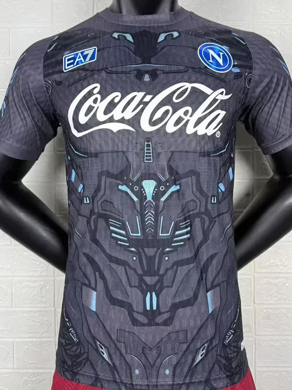 25-26 Napoli Black Grey Player Version Training shirts
