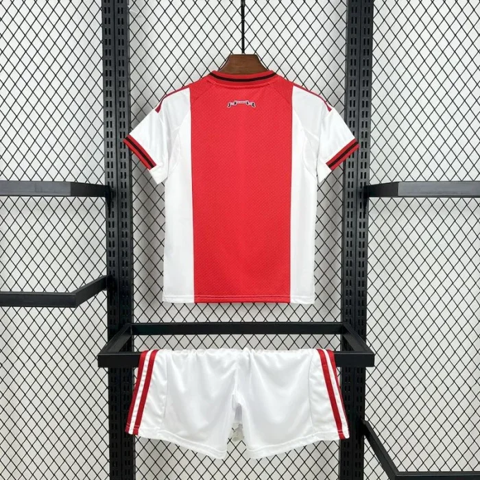 25-26 Ajax Home Kids Soccer Jersey