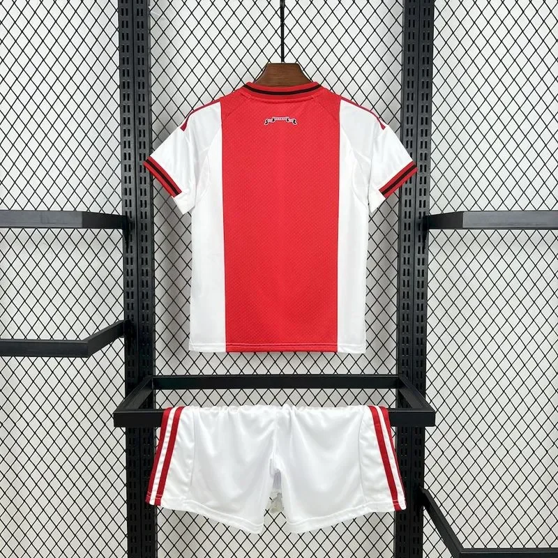 25-26 Ajax Home Kids Soccer Jersey