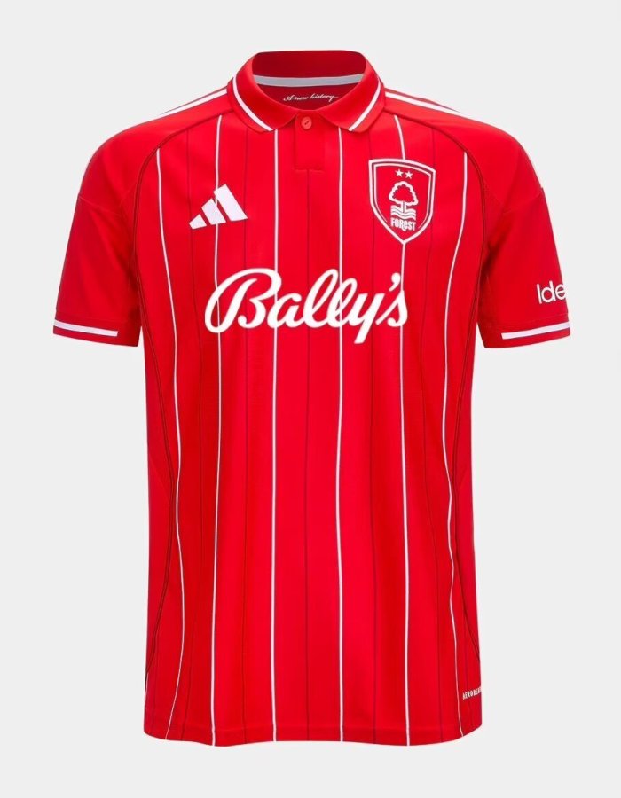 25-26 Nottingham Forest Home Fans Soccer Jersey*带赞助