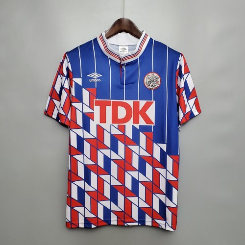 1990 Ajax Away Fans Retro Soccer Jersey