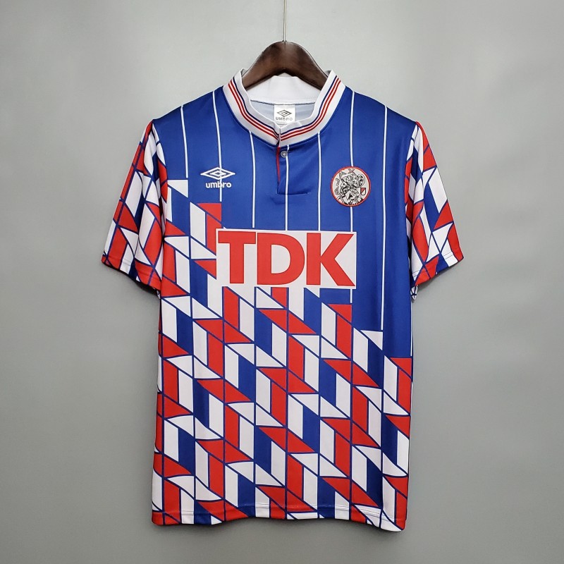 1990 Ajax Away Fans Retro Soccer Jersey