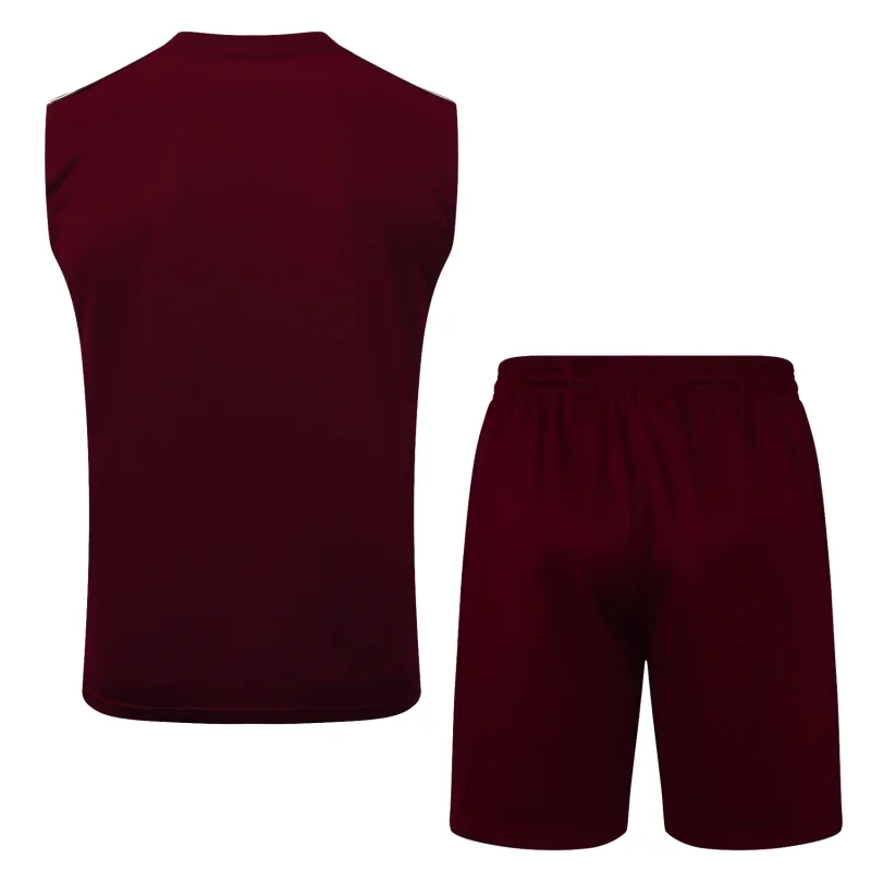 25-26 Ajax Jujube red Tank top and shorts suit