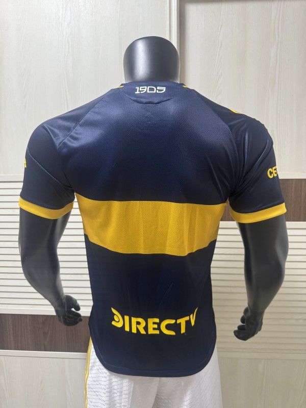 25-26 Boca Home Player Version Soccer Jersey