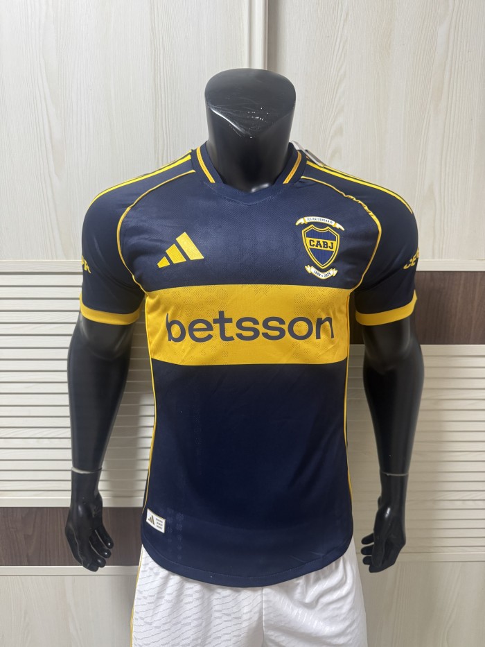 25-26 Boca Home Player Version Soccer Jersey