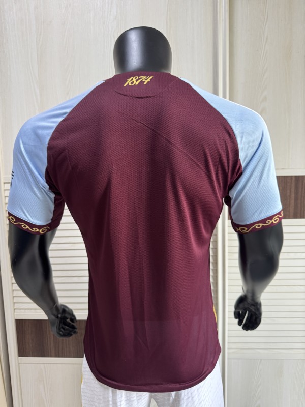 25-26 Aston Villa Home Player Version Soccer Jersey