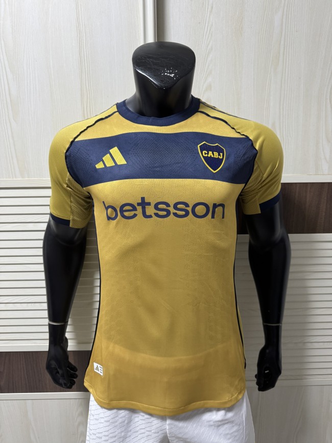 25-26 Boca Away Player Version Soccer Jersey