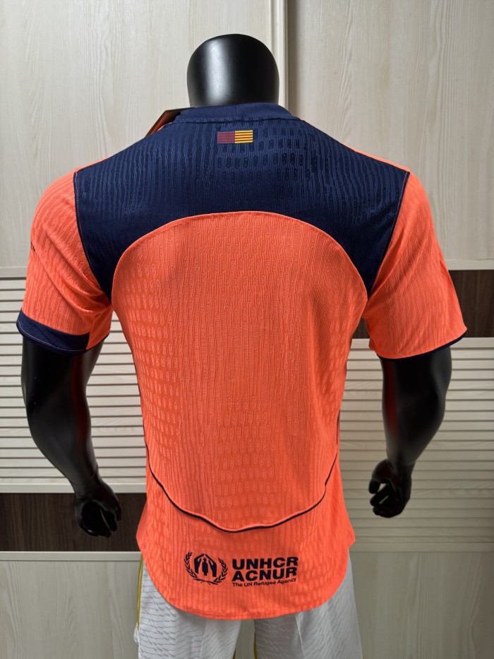 25-26 BAR Second Away Player Version Soccer Jersey
